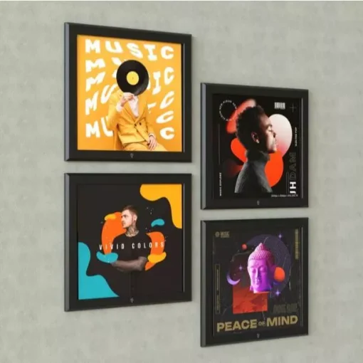 HumminGuru Wall Display Record Frame (Set of 4) (NEW) - Image 3