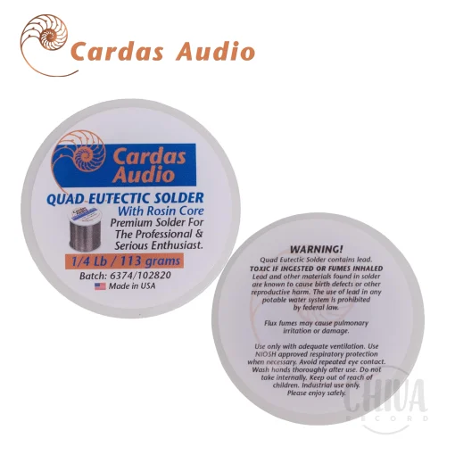 ตะกั่ว Cardas Audio Quad Eutectic Solder 1/4Lb P41.7 (New) - Image 3