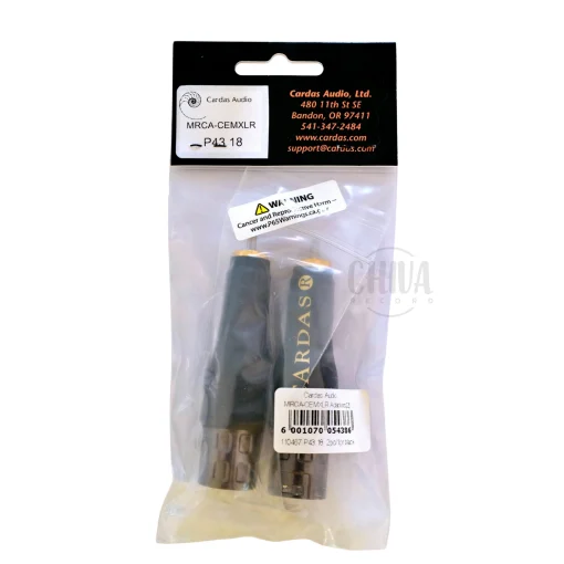แจ๊คต่อ Cardas Audio Male RCA to Male XLR Adapter P43.18 (New) - Image 4