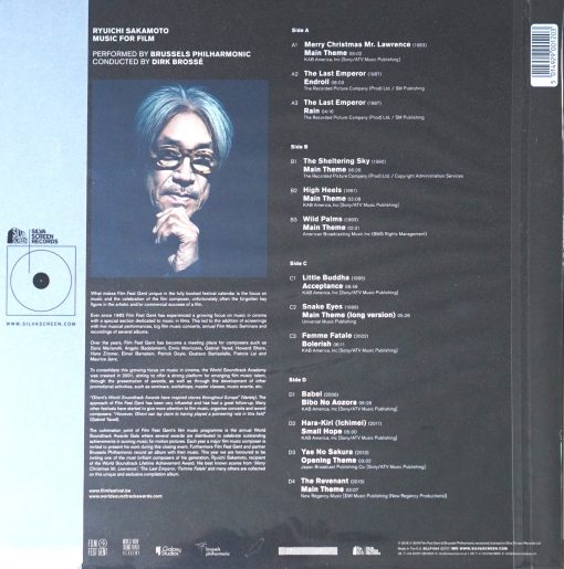Ryuichi Sakamoto - Music For Film (Amber & Black Spatter Vinyl) - Image 2