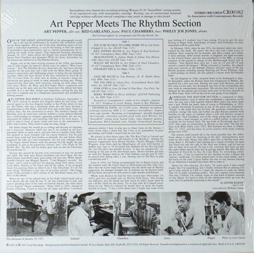 Art Pepper - Art Pepper Meets The Rhythm Section - Image 2