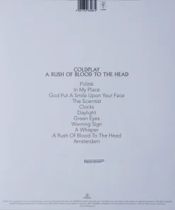 Coldplay – A Rush of Blood to the Head (Clear Vinyl)