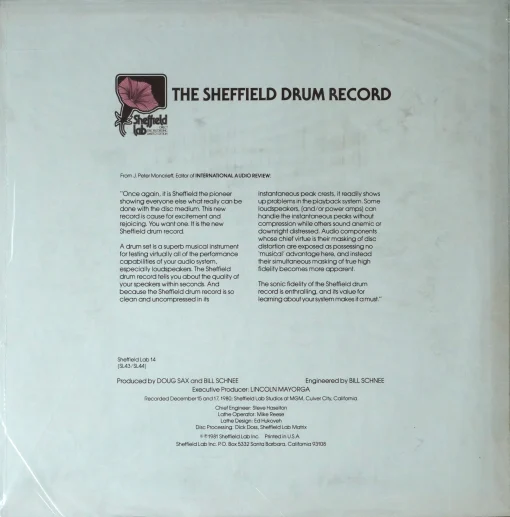 Sheffield Lab 14 - The Sheffield Drum Record - Image 2