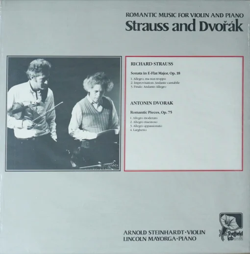 Sheffield Lab 18 - Strauss and dvoràk romantic music for violin and Piano - Image 2