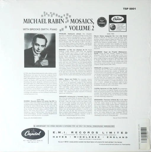 Michael Rabin, Brooks Smith - Mosaics, Volume 2 - Image 2