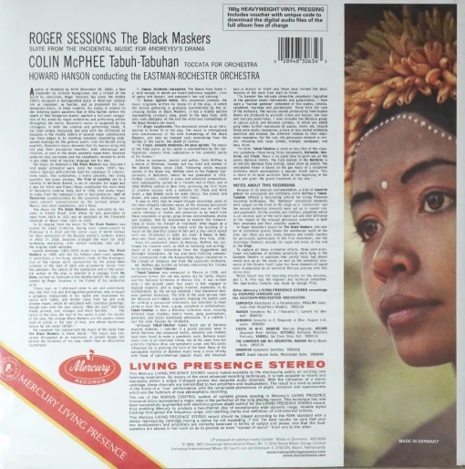Roger Sessions & Colin McPhee The Black Maskers & Tabuh-Tabuhan - Image 2