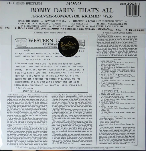 Bobby Darin - That's All - Image 2