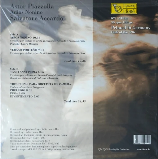 Salvatore Accardo & Astor Piazzolla Adios Nonino - Image 2