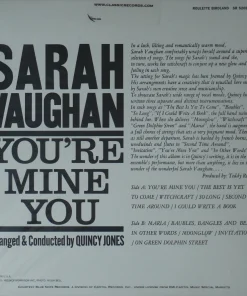Sarah Vaughan – You’re Mine You