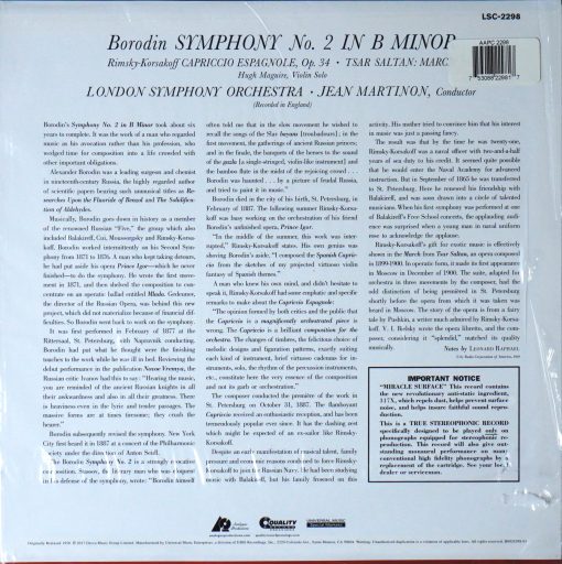 Borodin: Symphony No. 2/Rimsky-Korsakov: Capriccio Espagnole - Image 2