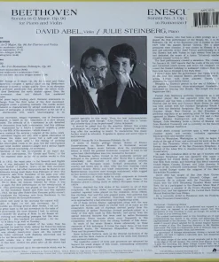 David Abel & Julie Steinberg Beethoven & Enescu