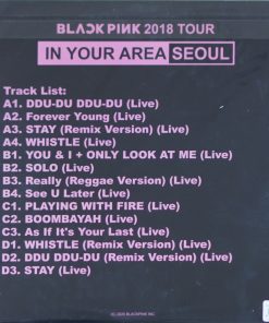 Blackpink – Blackpink 2018 Tour In Your Area Seoul (Clear Vinyl)