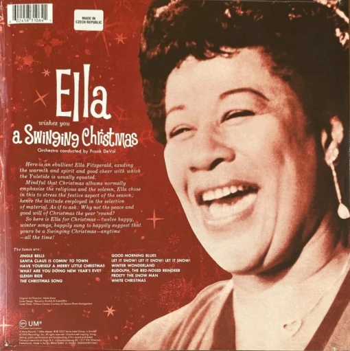Ella Fitzgerald - Ella Wishes You A Swinging Christmas (Red Vinyl) - Image 2
