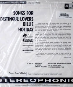 Billie Holiday – Songs For Distingue Lovers
