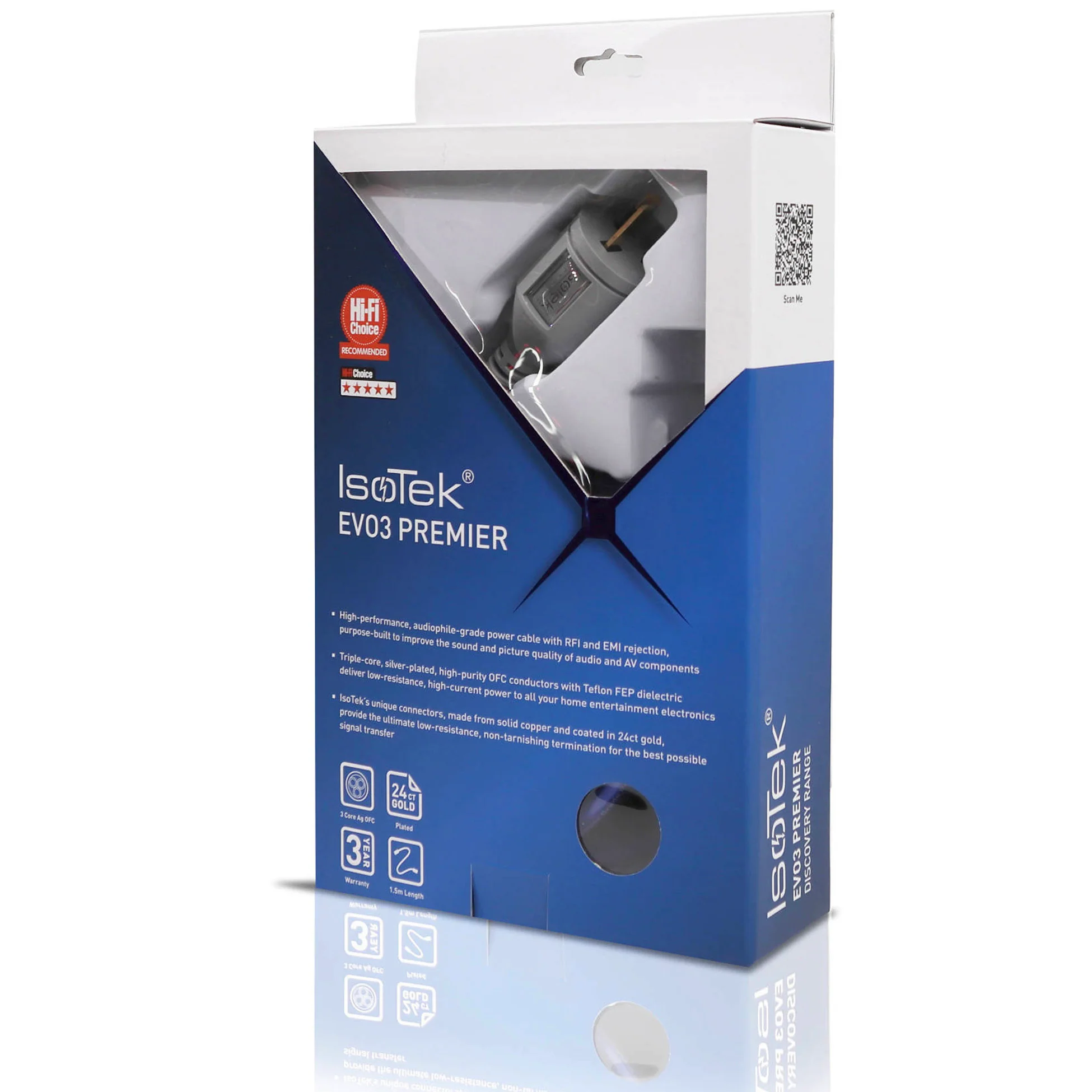 สายไฟ Isotek EVO3 Premier Power Cable C19 1.5M (New) - Image 2