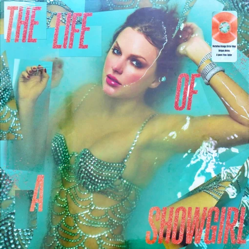 Taylor Swift - The Life of a Showgirl: Sweat and Vanilla Perfume Portofino (Orange Glitter Vinyl)