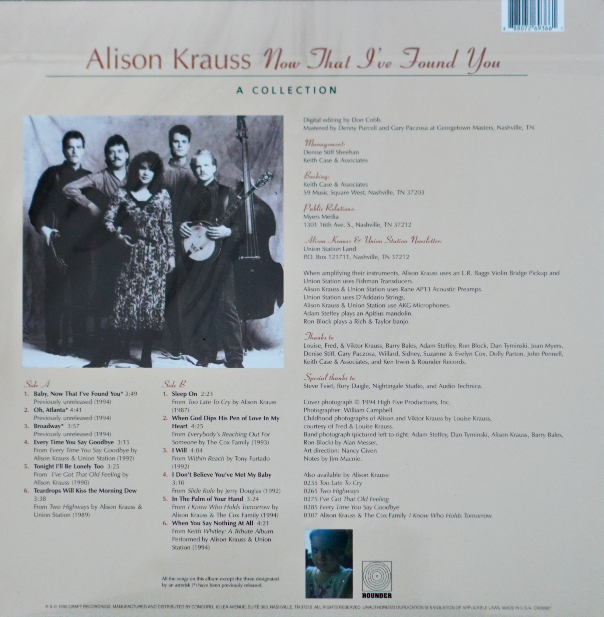 Alison Krauss - Now That I Found You: A Collection - Image 2