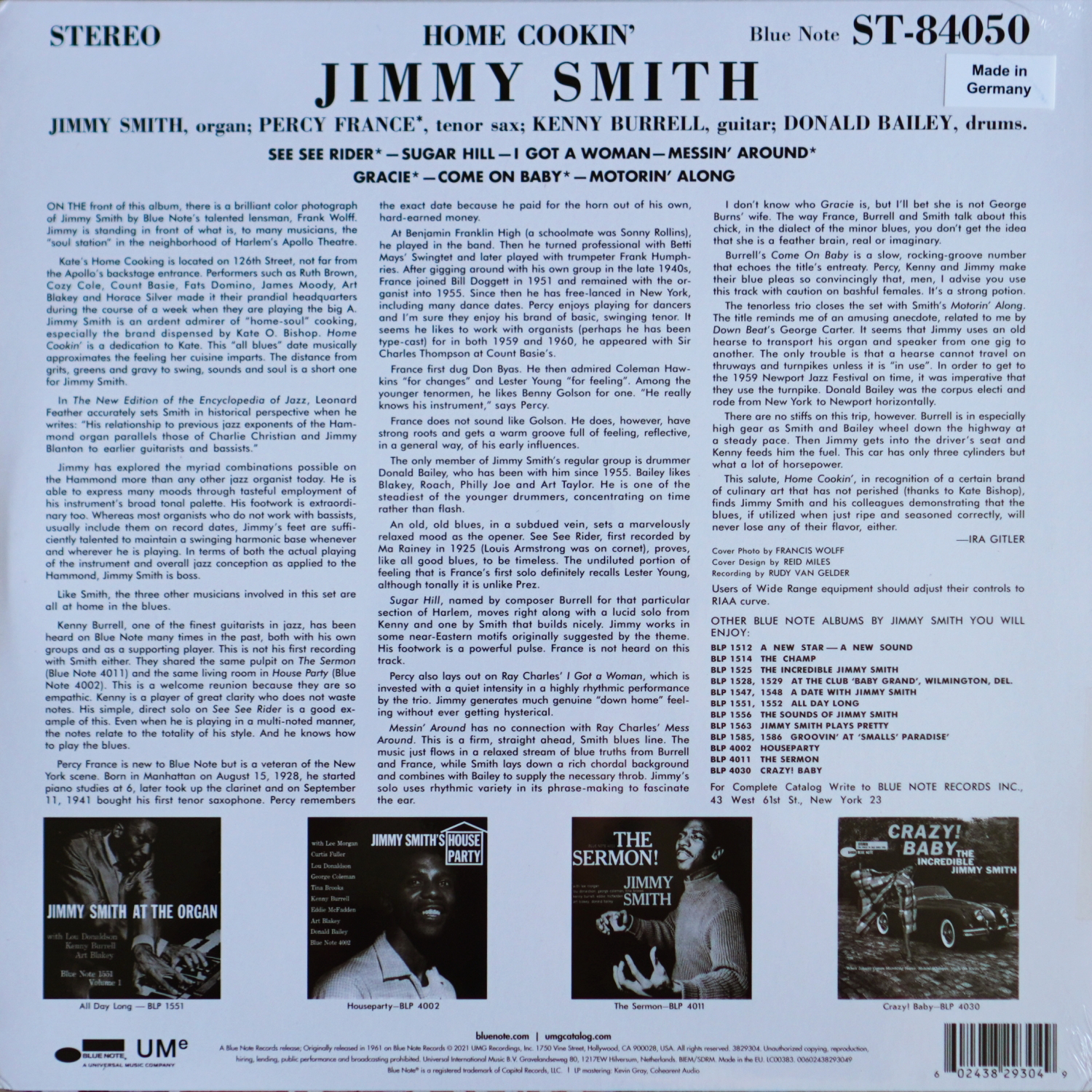 Jimmy Smith - Home Cookin' - Image 2