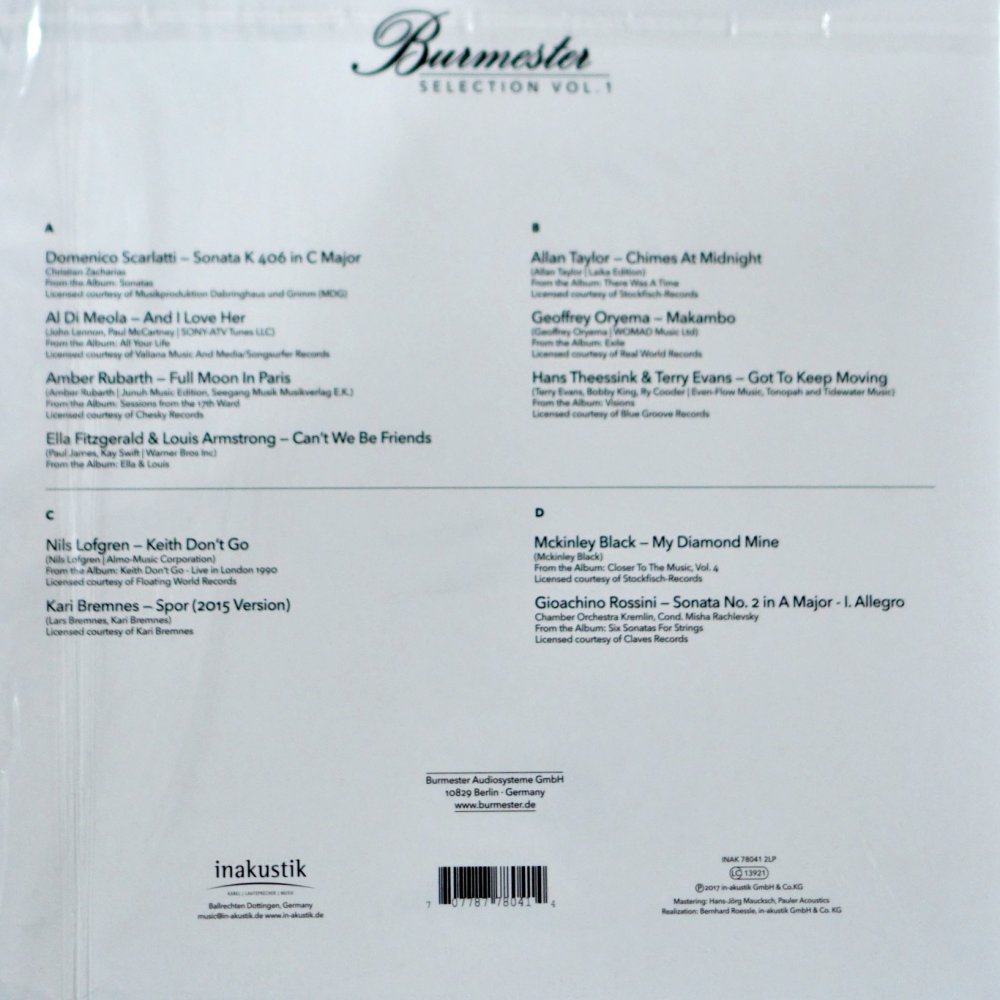 Burmester Selection Vol.1 - Image 2