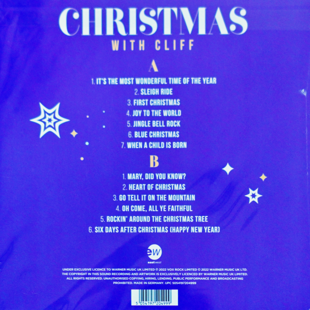 Cliff Richard - Christmas With Cliff (Red Vinyl) - Image 2