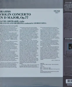 George Szell-David Oistrakh-Brahms – Violin Concerto