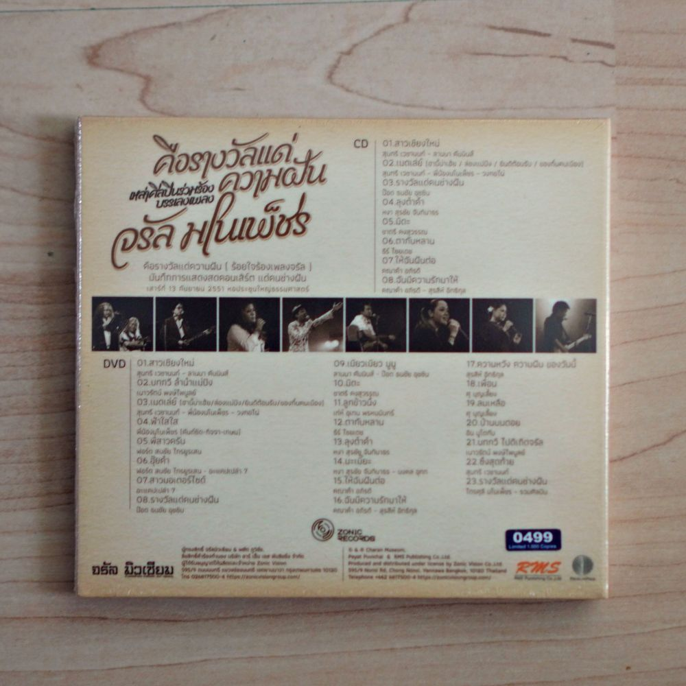 คือรางวัลแด่ความฝัน เหล่าศิลปินร่วมร้องบรรเลงพลง จรัล มโนเพ็ชร Bundle - Image 5