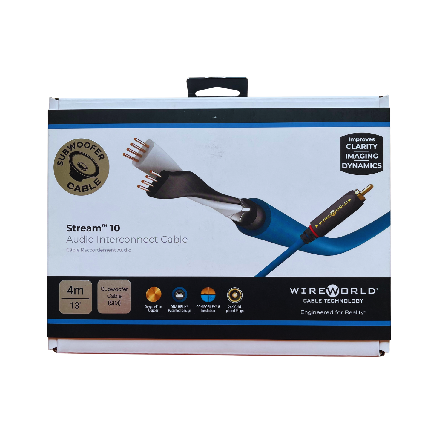 สายสัญญาณ Wire World Stream™ 10 Audio Interconnect Subwoofer Cable 4.0M(New)