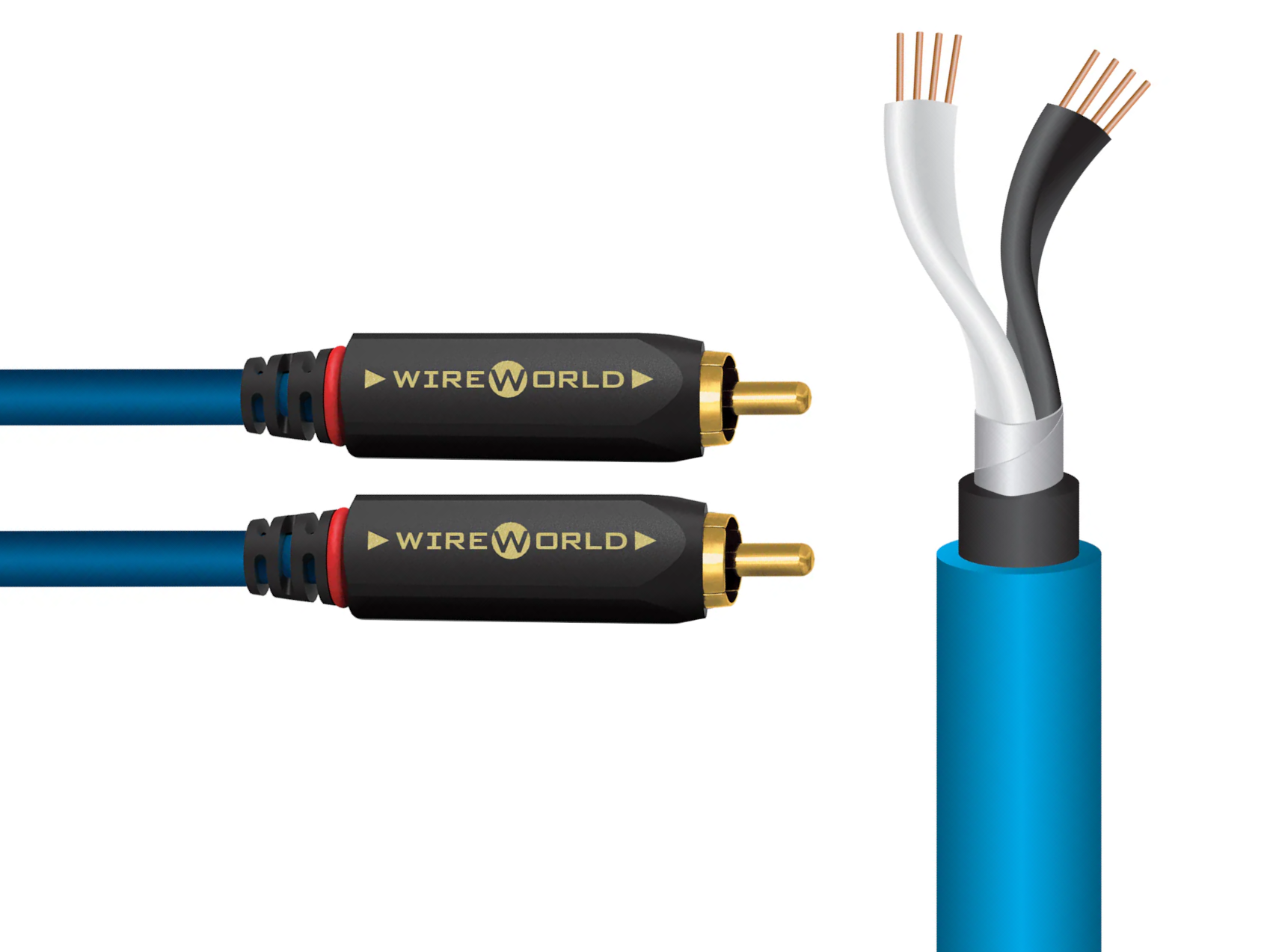 สายสัญญาณ Wire World Stream Audio Interconnect Cable RCA To RCA 1.0M (New) - Image 3
