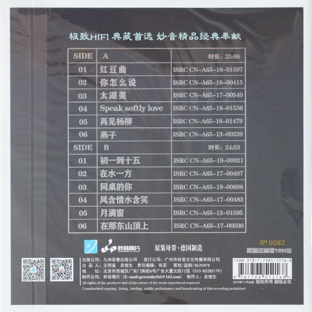 Tong Li - 20th Anniversary (Purple Vinyl) - Image 2