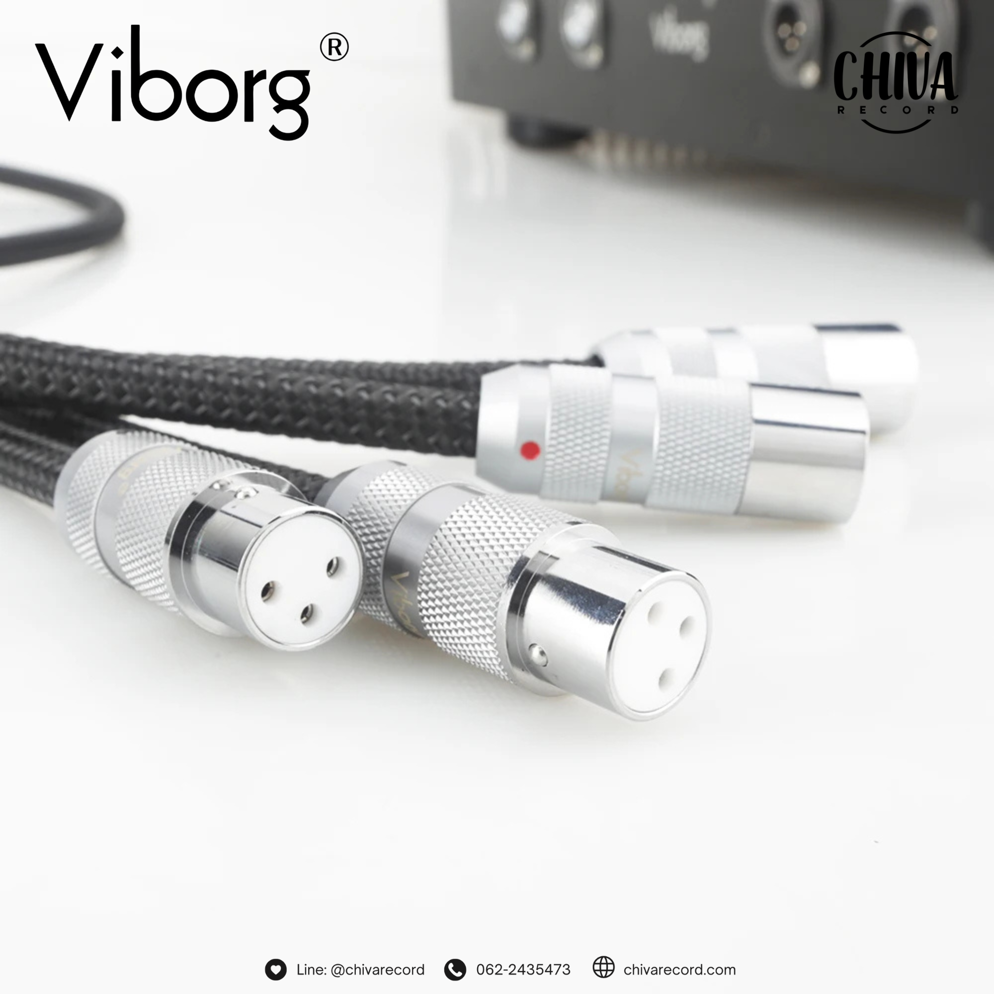 สายสัญญาณ XLR To XLR Viborg VA803 1M (New) - Image 5