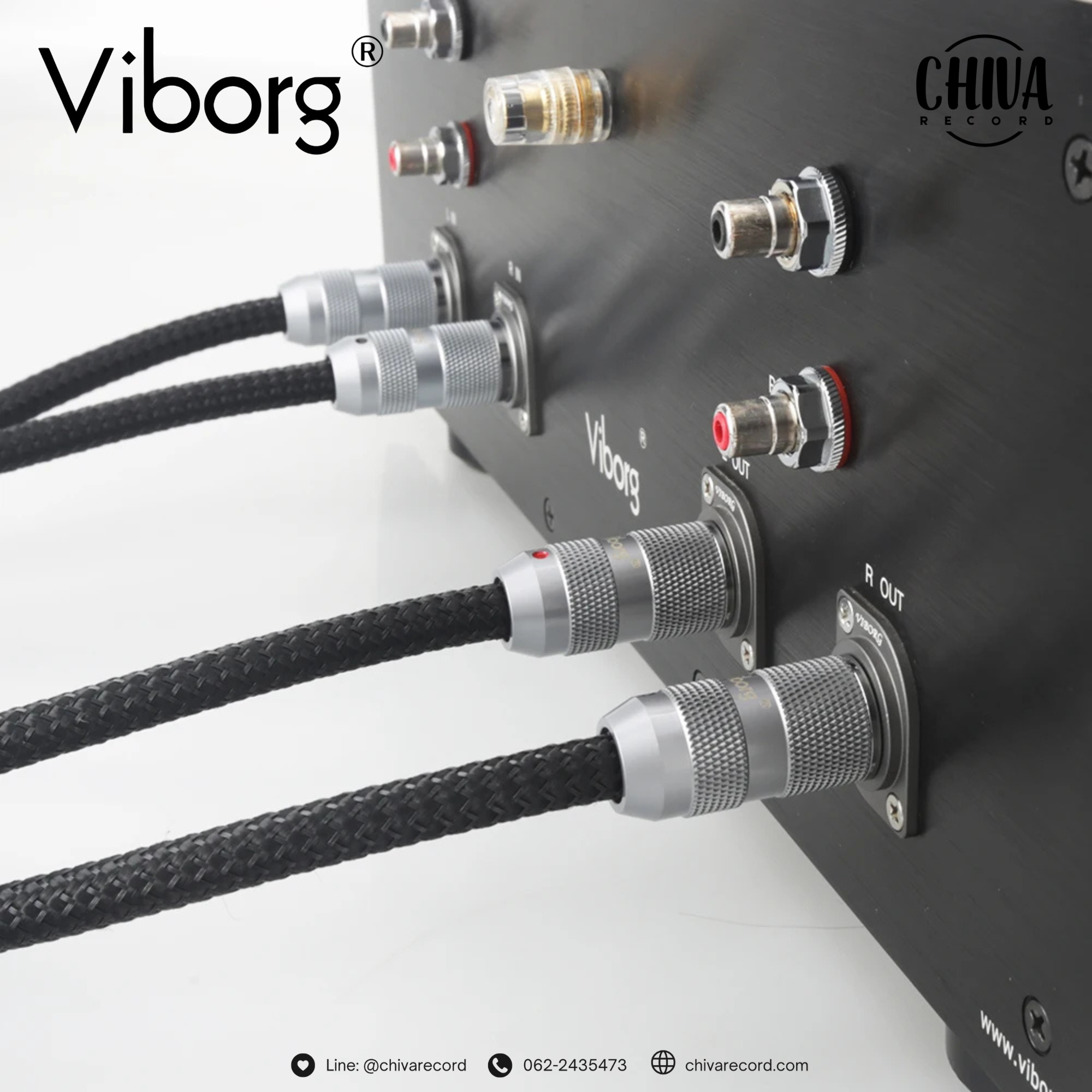 สายสัญญาณ XLR To XLR Viborg VA803 1M (New) - Image 3