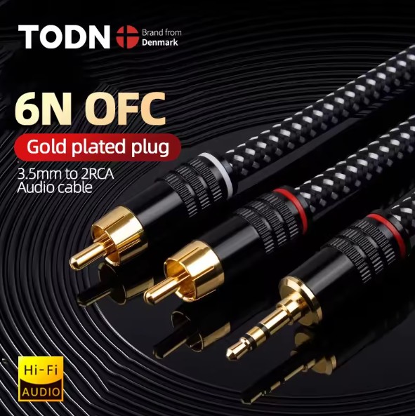 สายสัญญาณ TODN RCA to 3.5 1.50 M (New) - Image 2