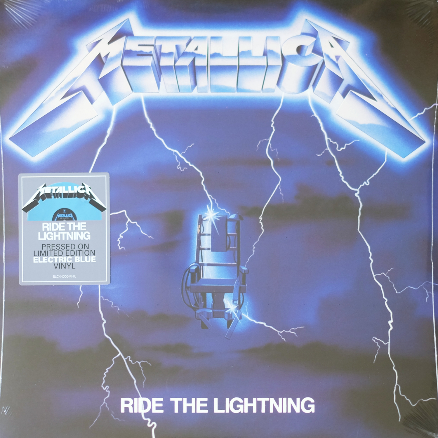 Metallica - Ride The Lightning (Clear Electrice Blue Vinyl)