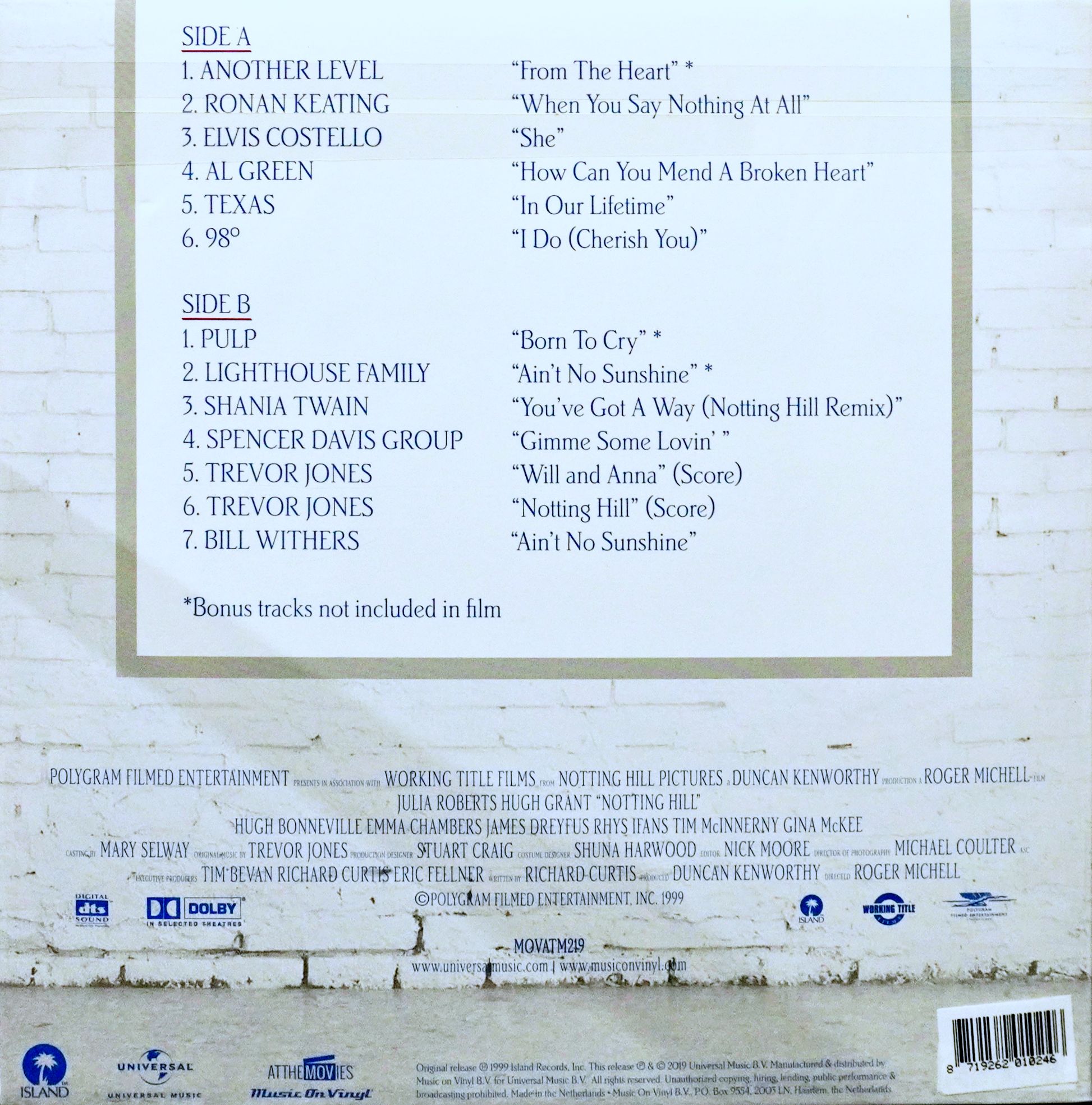 Notting Hill (Music From The Motion Picture) - Image 2