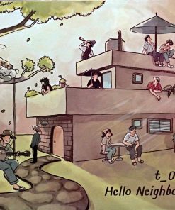T_047 – Hello Neighbors (White&Red Mixed Color Vinyl)