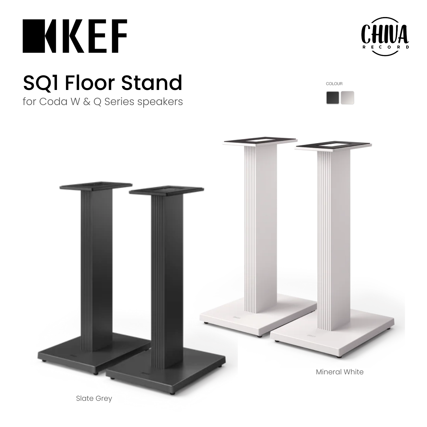 ขาตั้งลำโพง KEF SQ1 FLOOR STAND (New)