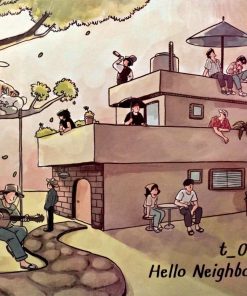 T_047 – Hello Neighbors (White&Red Mixed Color Vinyl)