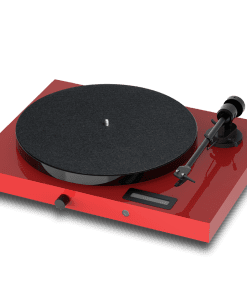 เครื่องเล่นแผ่นเสียง Pro-Ject Juke Box E1 Red + ลำโพง Elac Debut DB6.3 Black (New)