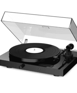 เครื่องเล่นแผ่นเสียง Pro-ject Juke Box E Black + ลำโพง Elac Debut DB5.3 Black (New)