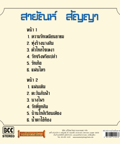 สายัณห์ สัญญา – ความรักเหมือนยาขม (Orange Vinyl)