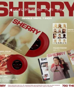 Sherry – Missing Person Due To The Pain (7 Inch) (Red Vinyl)