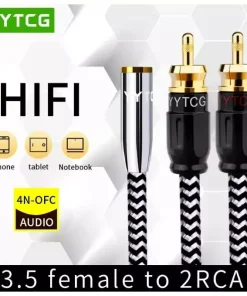 สายสัญญาณ YYTCG RCA to 3.5 ตัวเมีย (New)