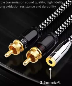 สายสัญญาณ YYTCG RCA to 3.5 ตัวเมีย (New)