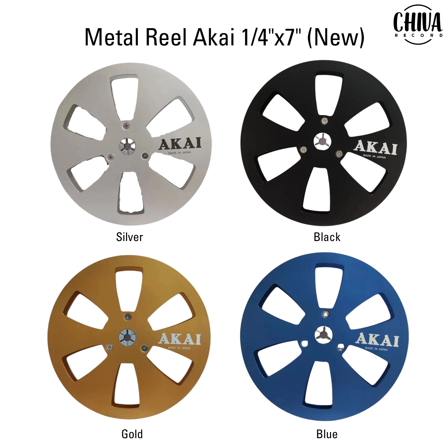 Metal Reel Akai 1/4"x7" (New)