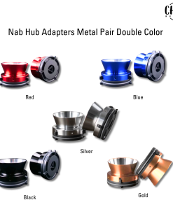 Nab Hub Adapters Metal Pair Double Color (New)