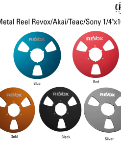 Metal Reel Revox/Akai/Teac/Sony 1/4″x10″ (New)