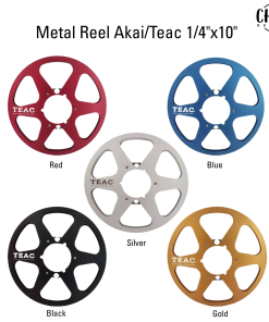 Metal Reel Akai/Teac 1/4″x10″ (New)
