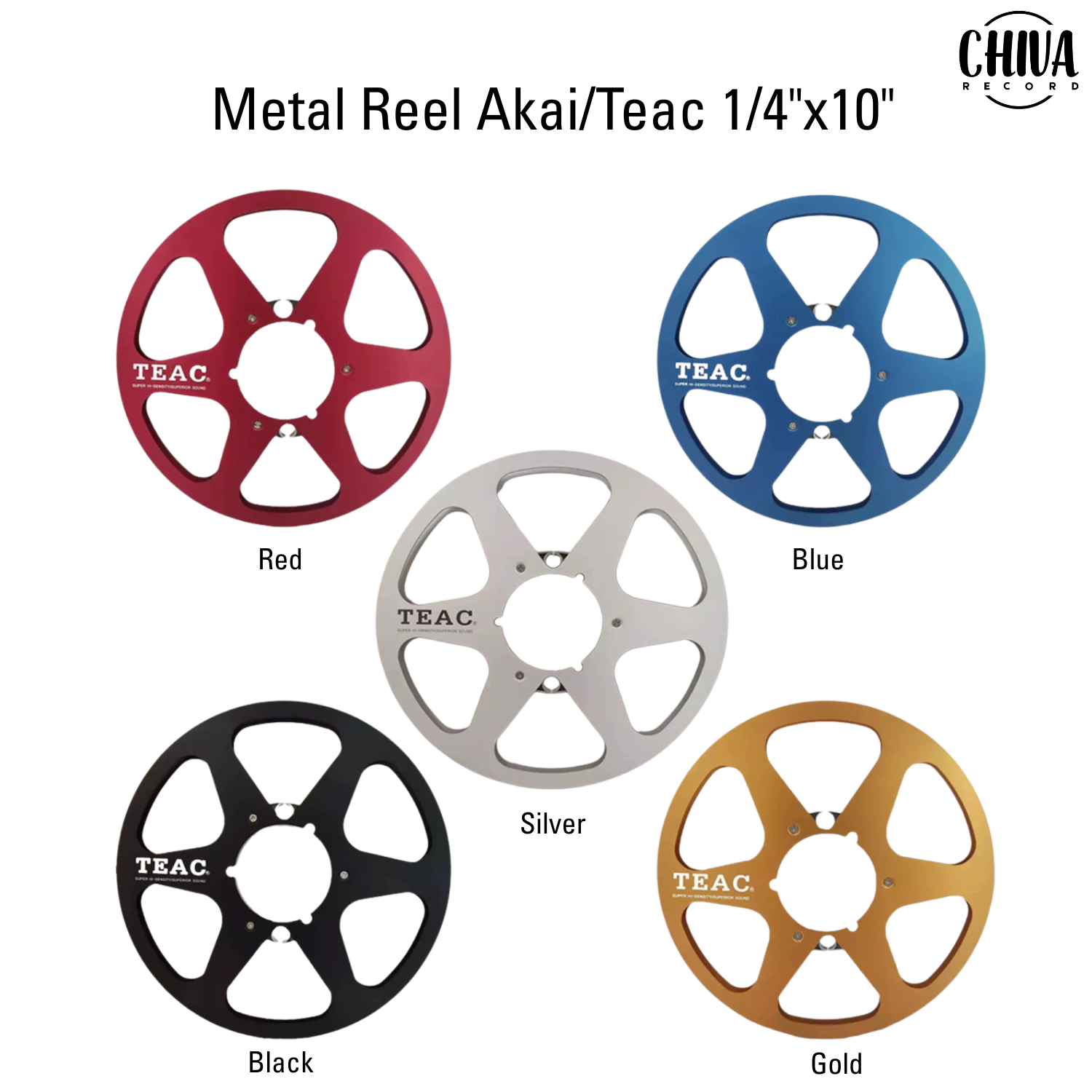 Metal Reel Akai/Teac 1/4"x10" (New)