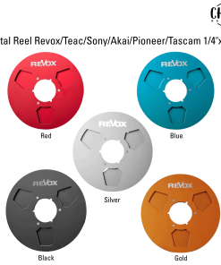 Metal Reel Revox/Teac/Sony/Akai/Pioneer/Tascam 1/4″x10″ (New)