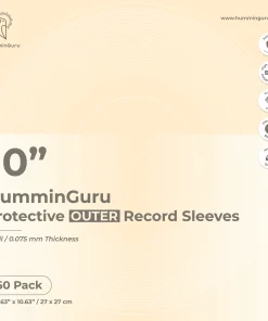 ซองนอก 10 นิ้ว HumminGuru Protective Outer Record Sleeves (New)